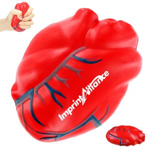Anatomical Heart PU Foam Stress Reliever Toy