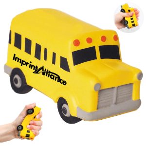 PU Foam School Bus Stress Reliever Toy