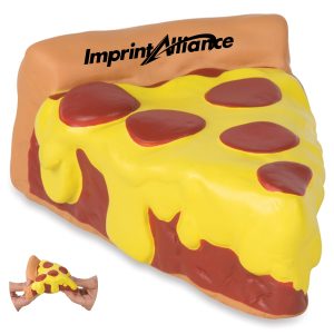PU Foam Pepperoni Pizza Slice Stress Reliever Toy