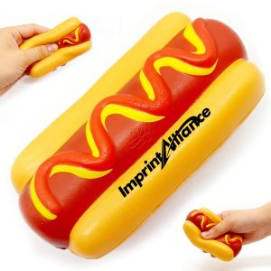 PU Foam Realistic Hot Dog Stress Reliever Toy