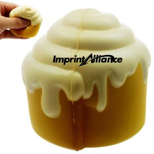 PU Foam Cinnamon Roll Bun Stress Reliever Toy