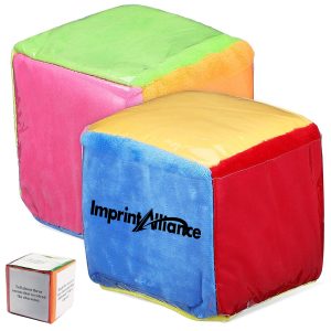 Soft Plush DIY Pocket Dice Cube With Card Insert